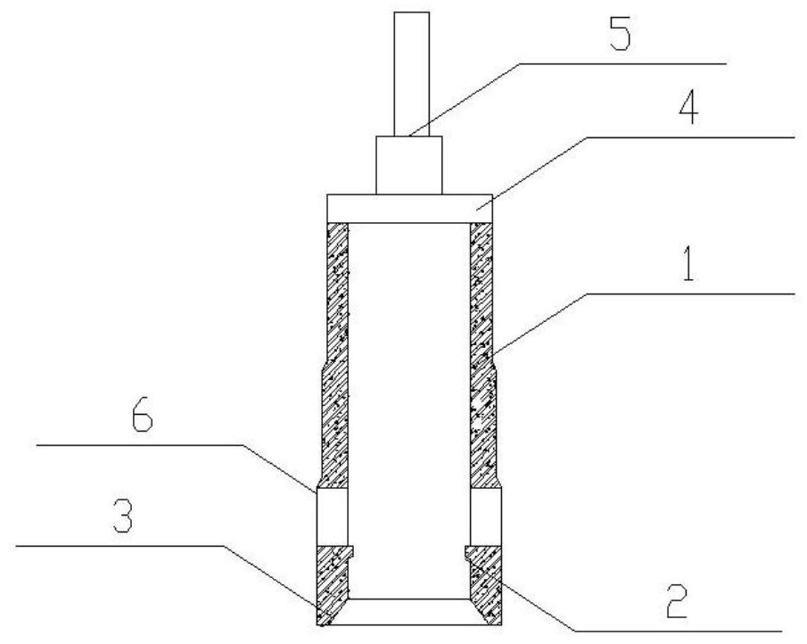 Sunken prefabricated inspection well and underground construction method thereof