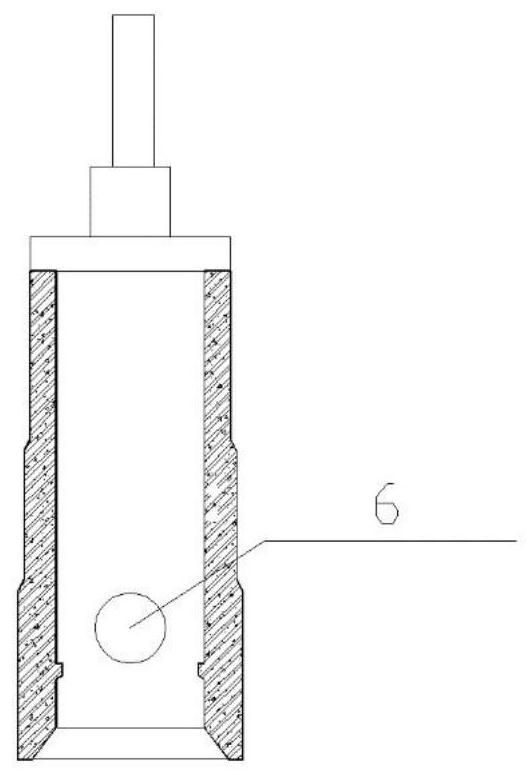 Sunken prefabricated inspection well and underground construction method thereof