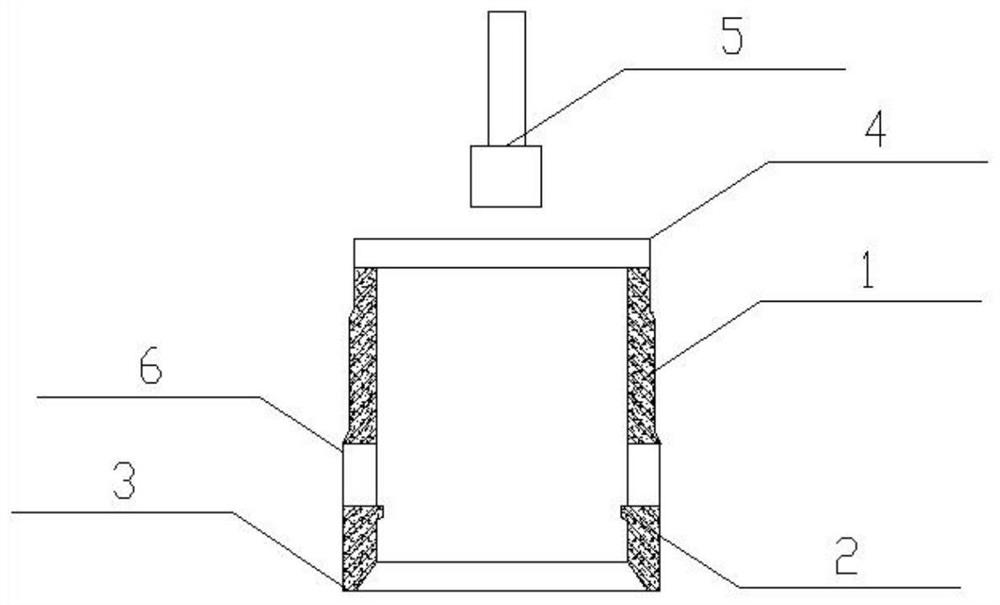 Sunken prefabricated inspection well and underground construction method thereof