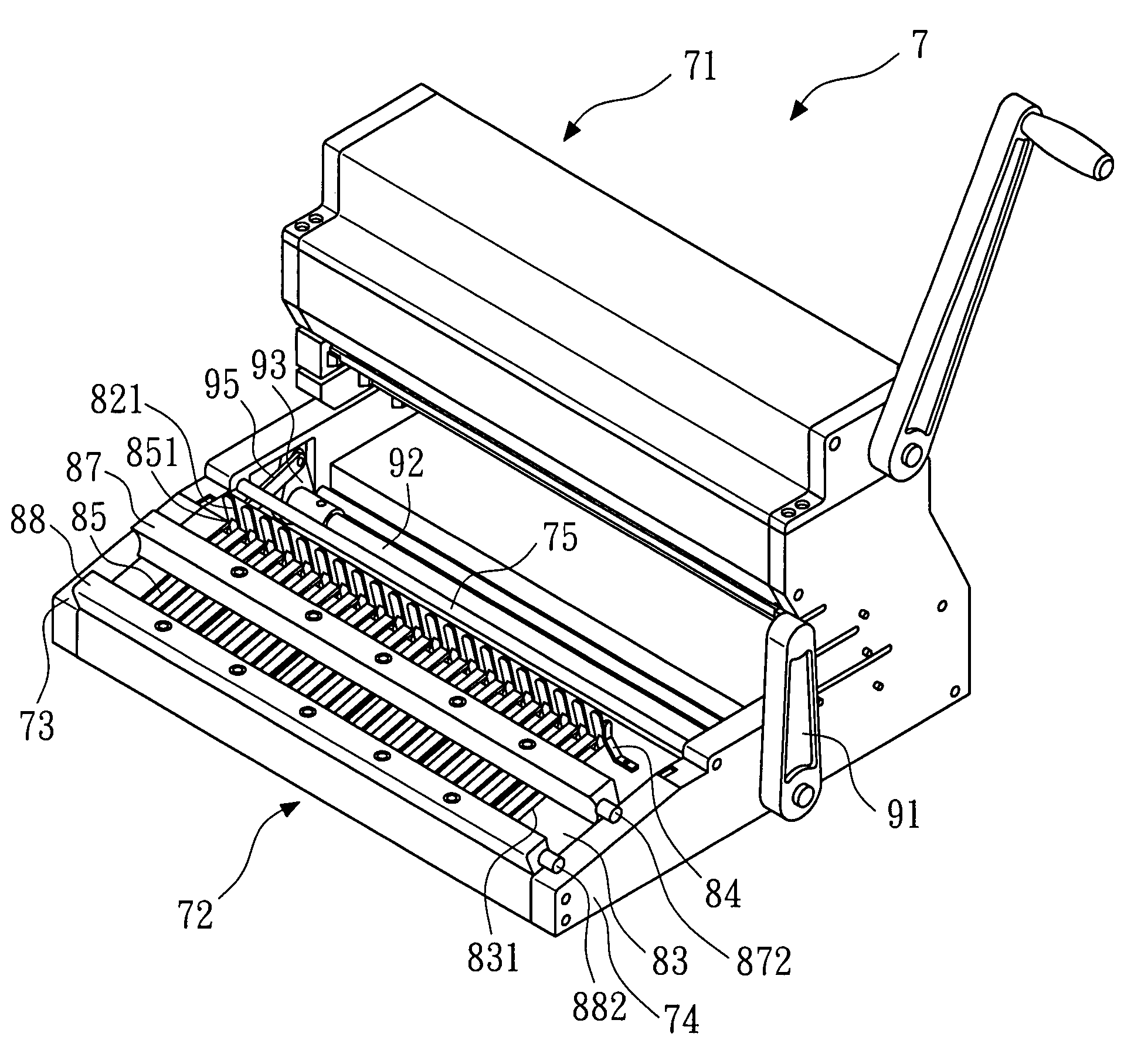 Punch/binding machine and binding module thereof