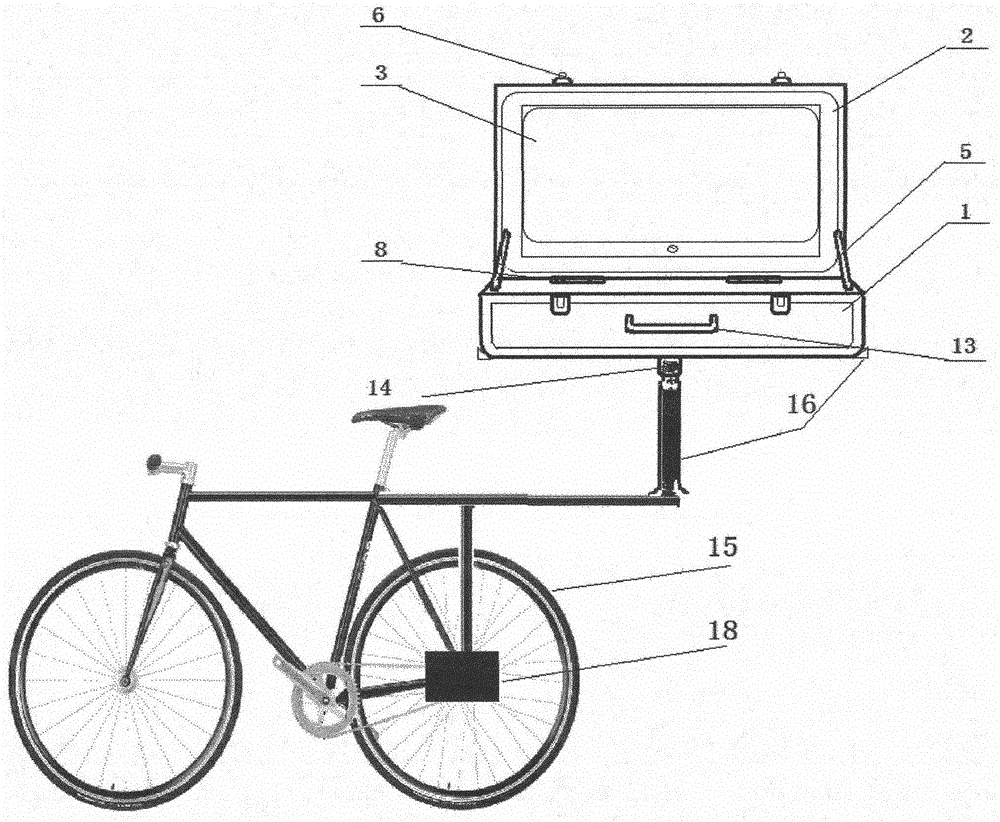 Mobile network optimization teaching box based on self-propelled device