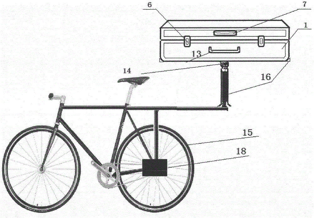 Mobile network optimization teaching box based on self-propelled device