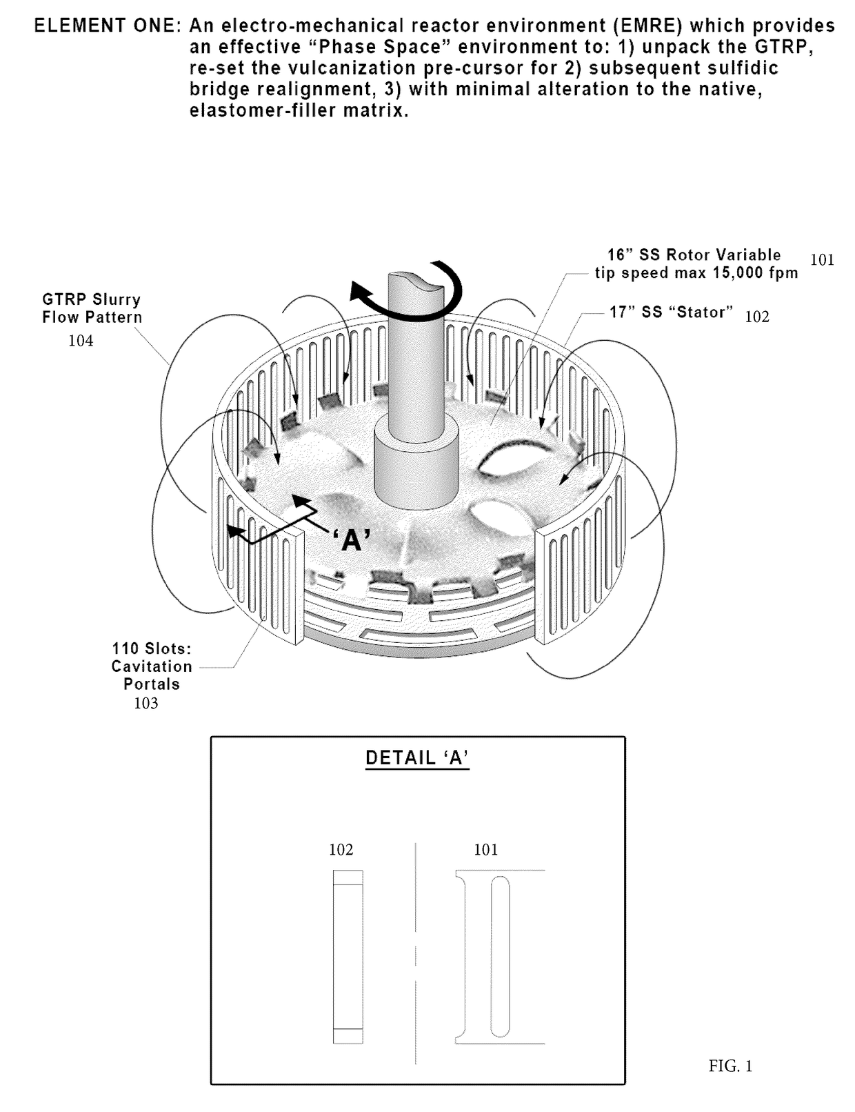 Inter-penetrating elastomer network derived from ground tire rubber particles