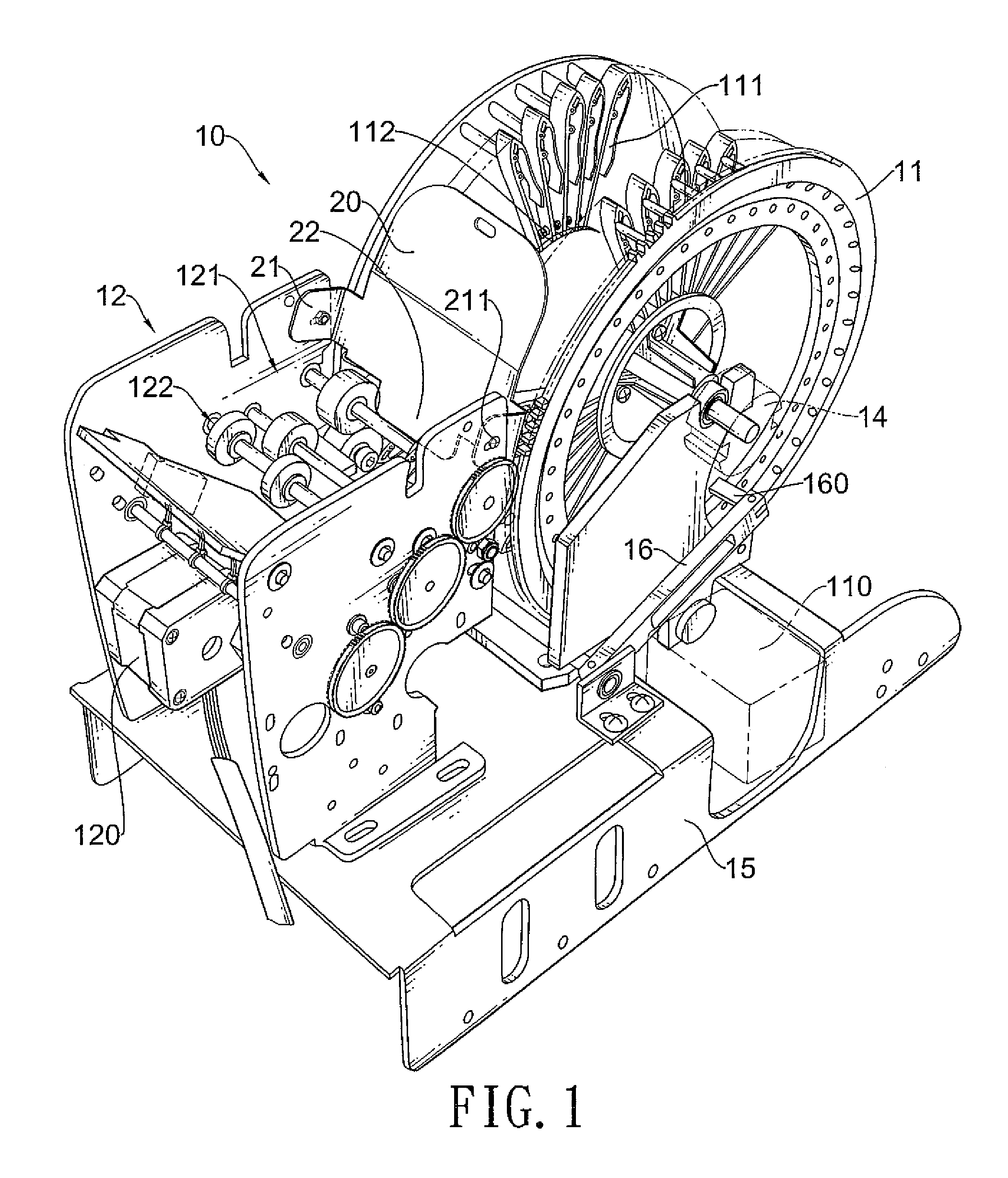 Automatic shuffling machine