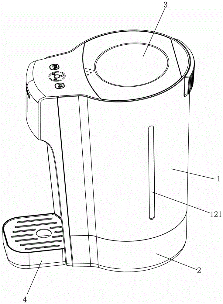 Instant heating type drinking water heating device having filtering function