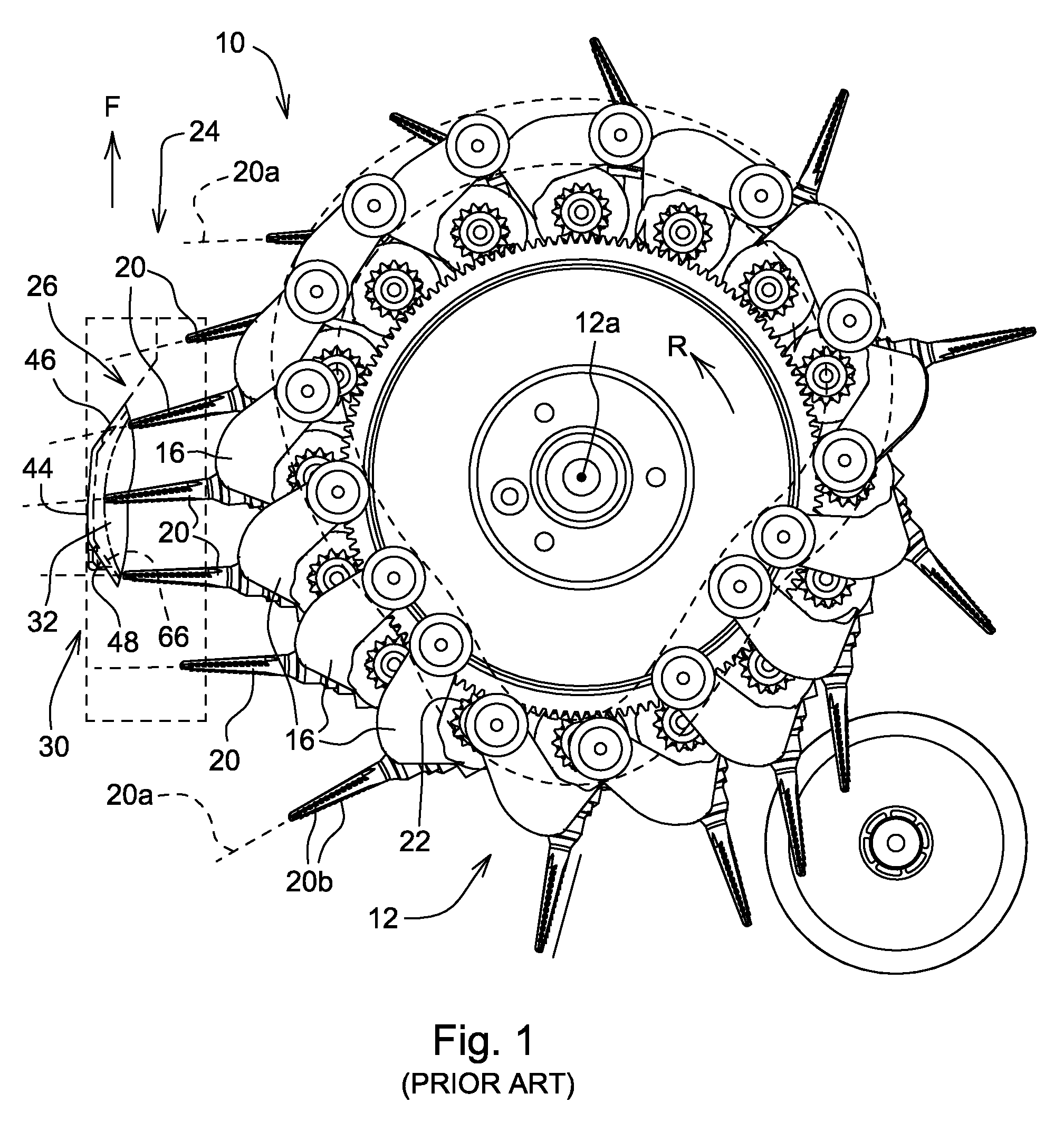 Scrapping plate for a cotton picker