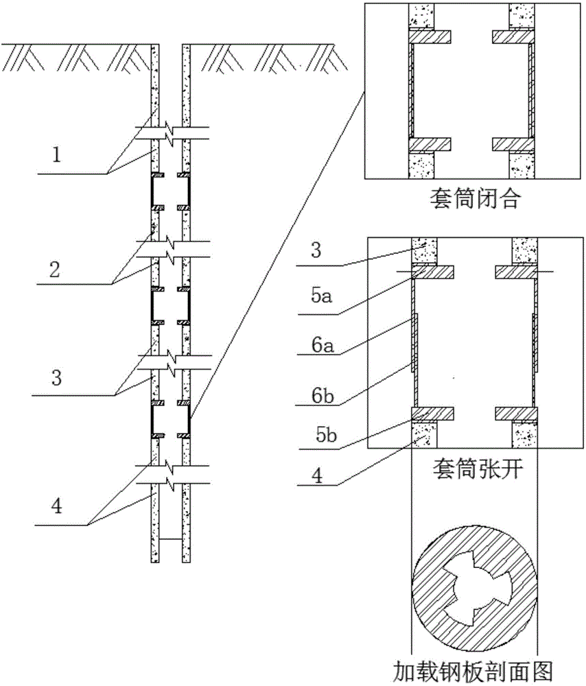 Rotary-type prestressed tubular pile segmentation static load test method and device