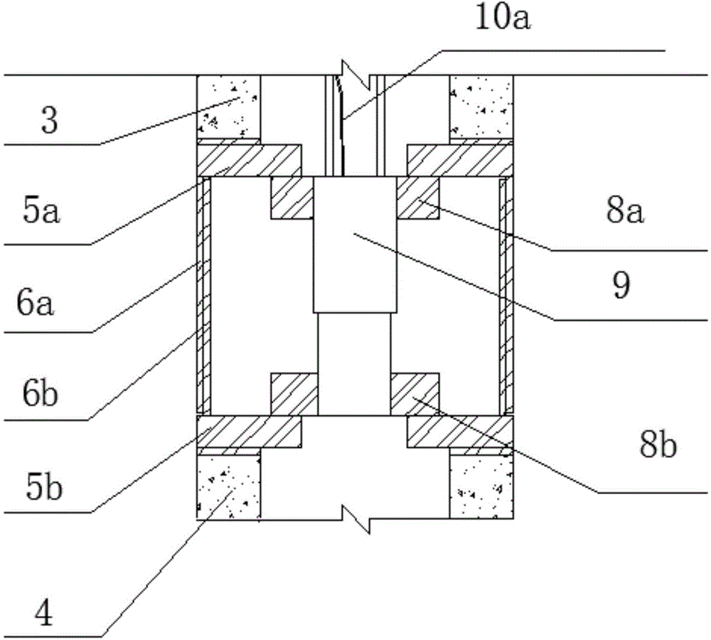 Rotary-type prestressed tubular pile segmentation static load test method and device