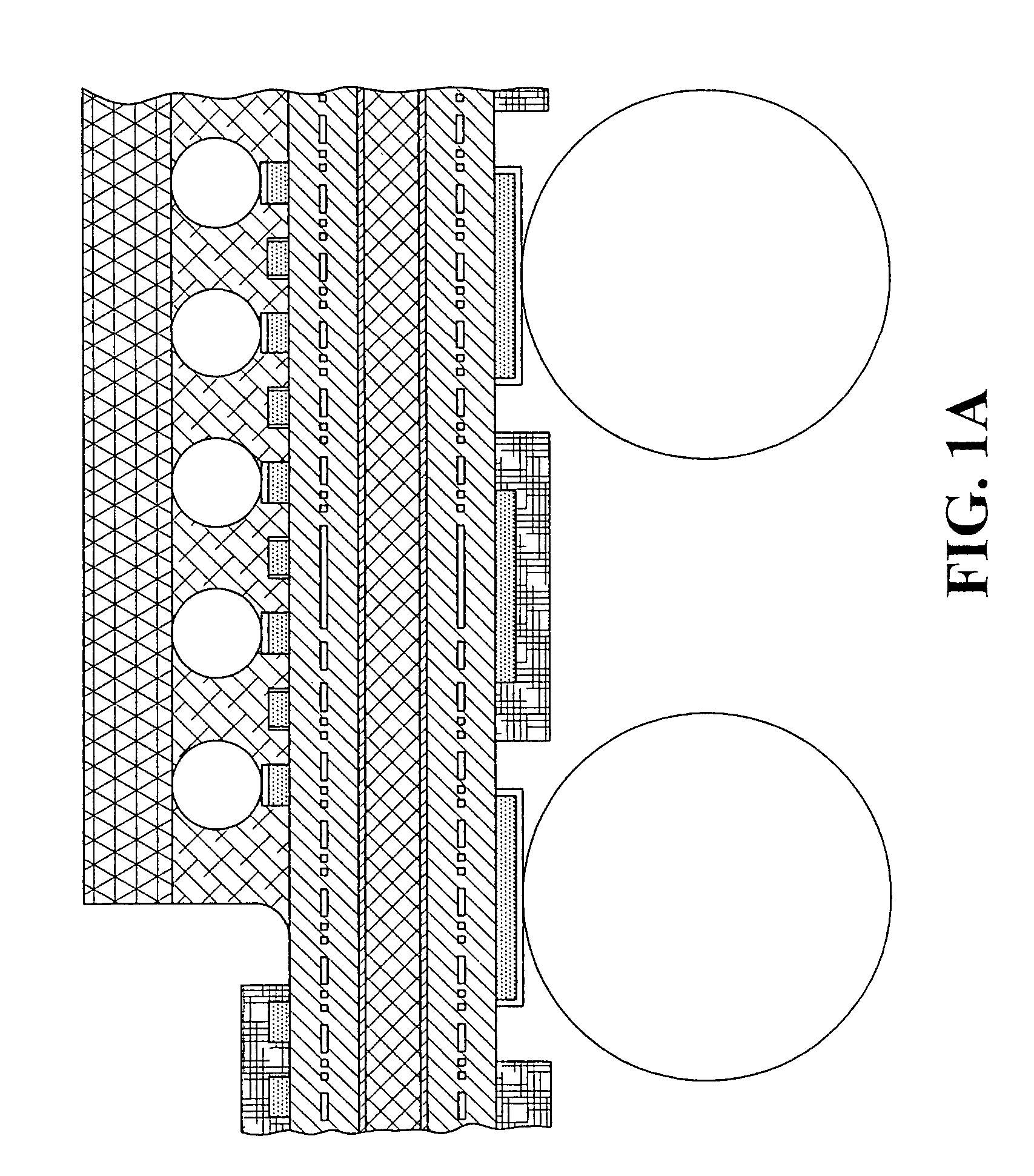 Structure and method for fine pitch flip chip substrate