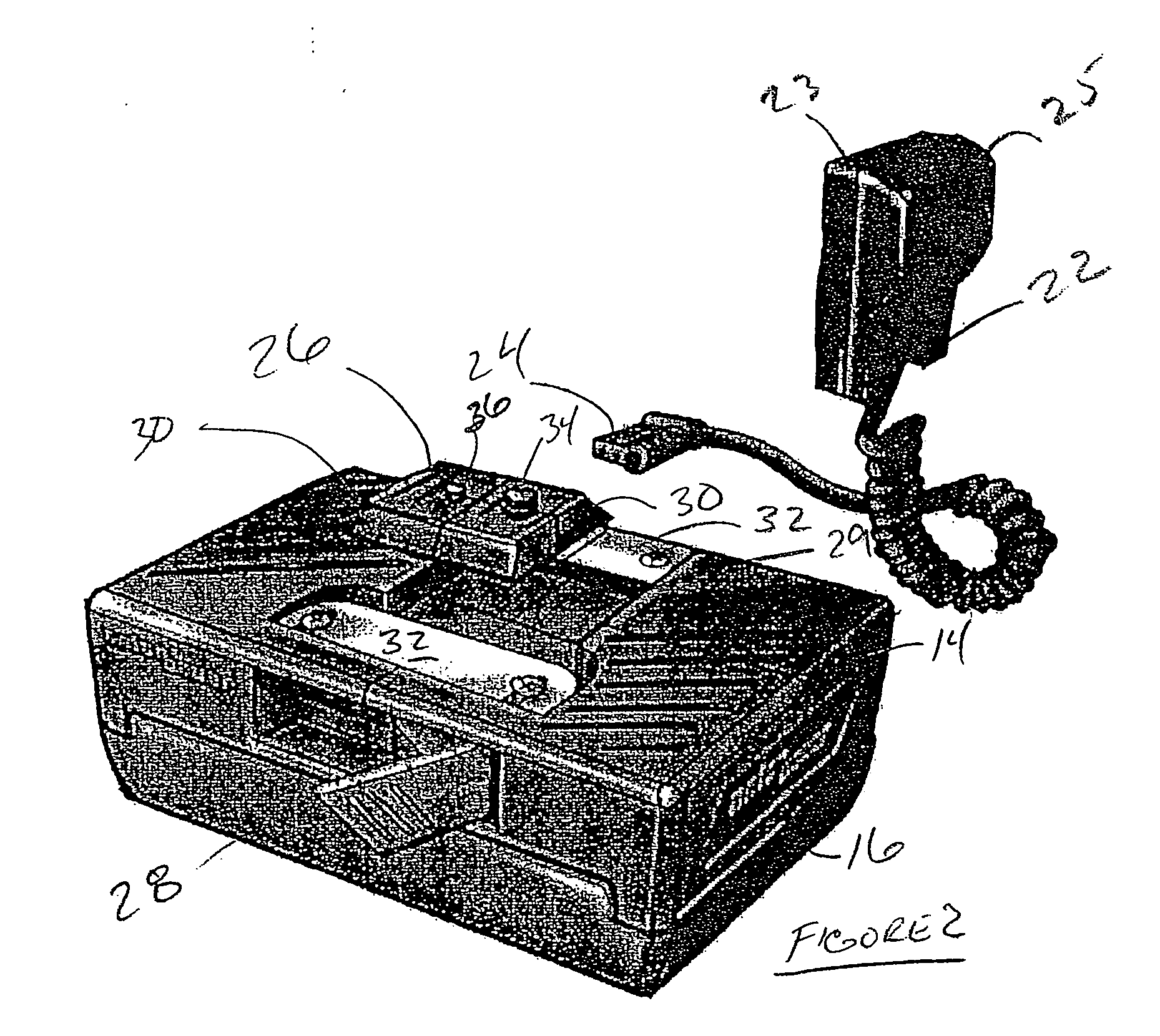 Camera system and power supply for optical recording devices