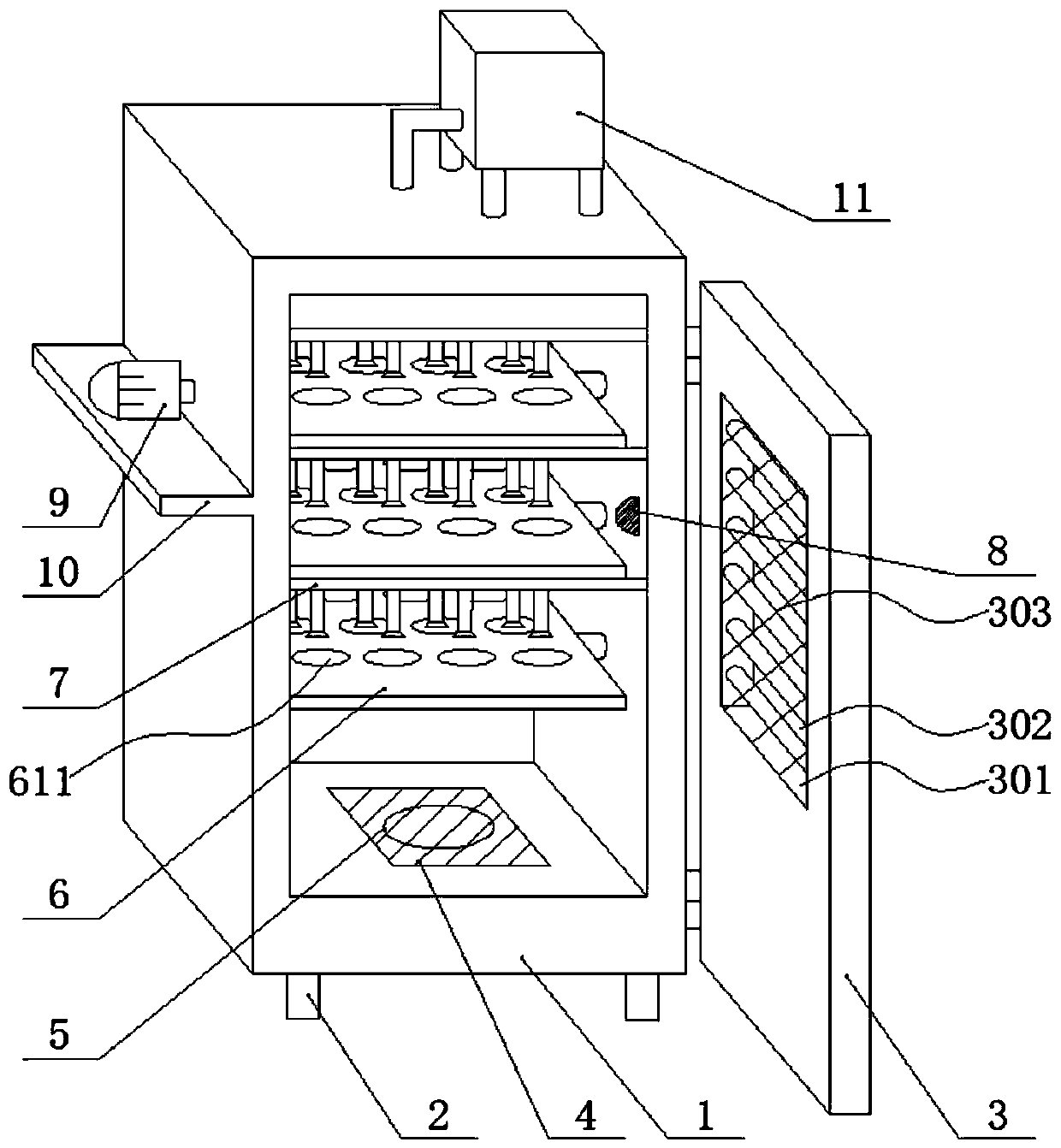 Incubation and hatching all-in-one machine