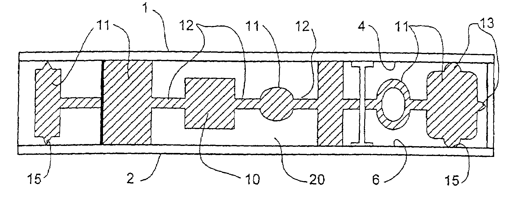 Composite structural laminate plate construction