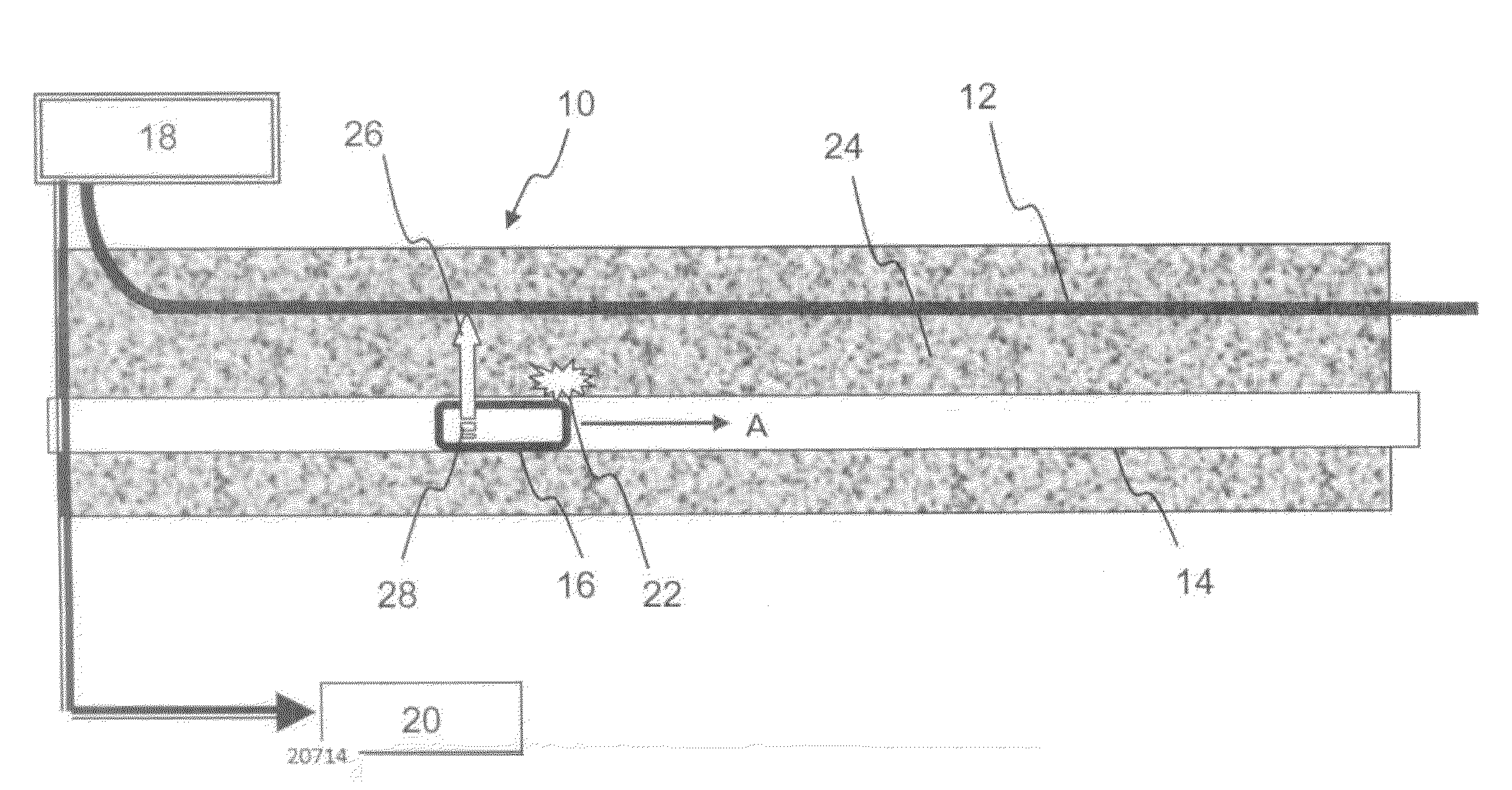 Monitoring of the position of a pipe inspection tool in a pipeline