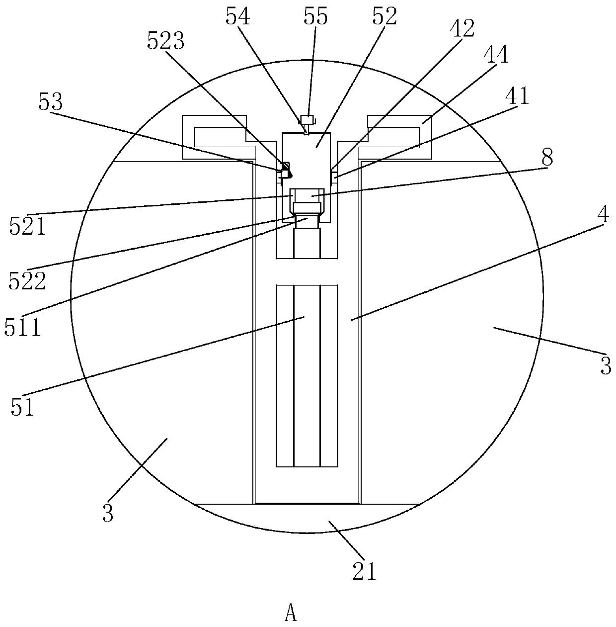 A kind of sound insulation structure of interior wall of residential room