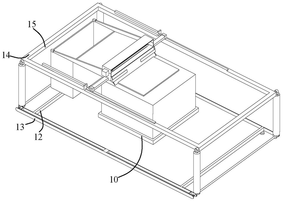 A waste sorting express carton processing equipment