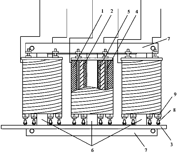 Flexible winding deformation simulation device