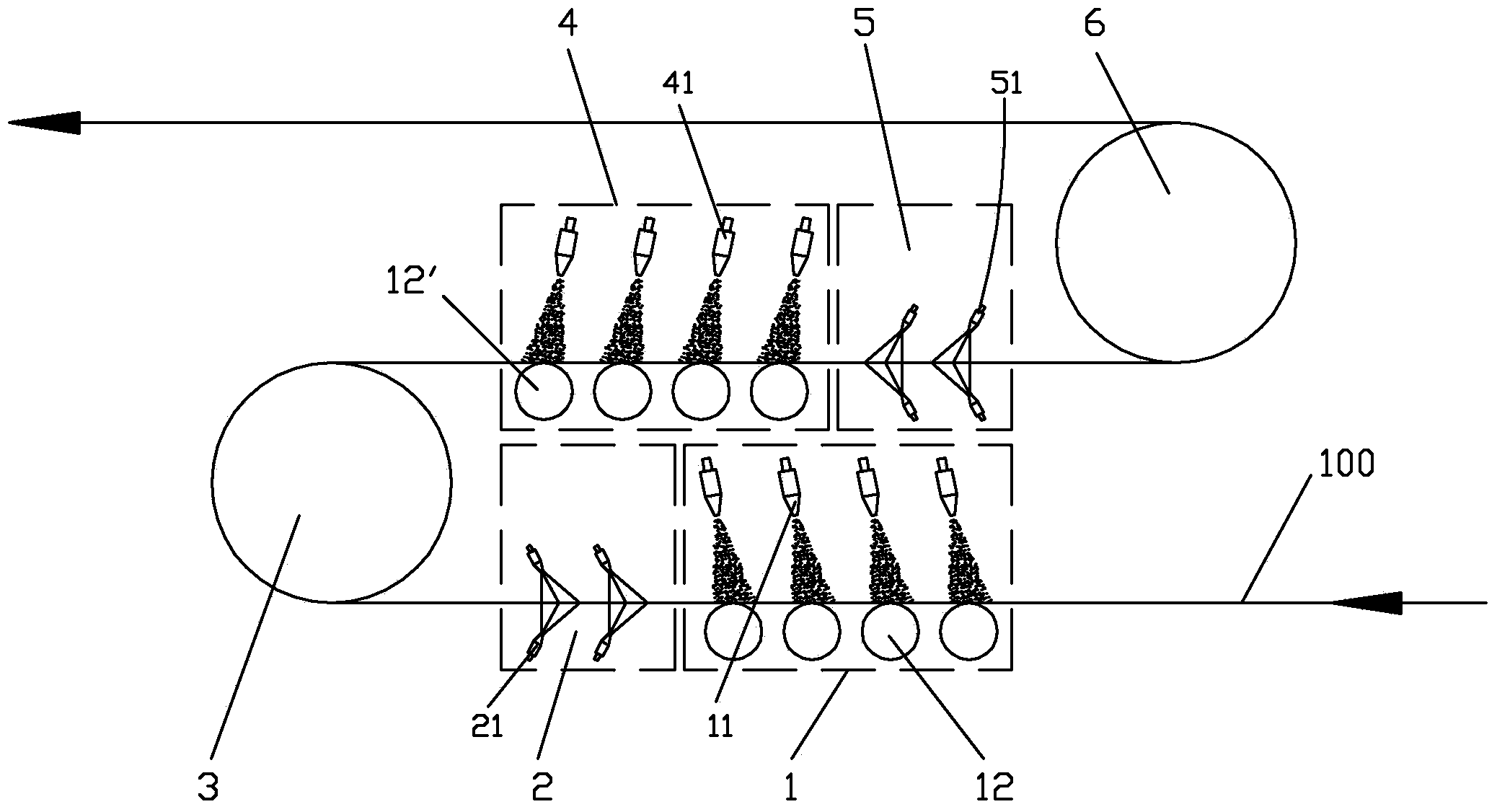 Descaling unit arrangement method for jet descaling and jet descaling method for decaling unit arrangement