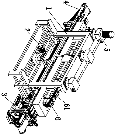 Glass plane grinding and polishing machine capable of achieving automatic transportation and deviation prevention