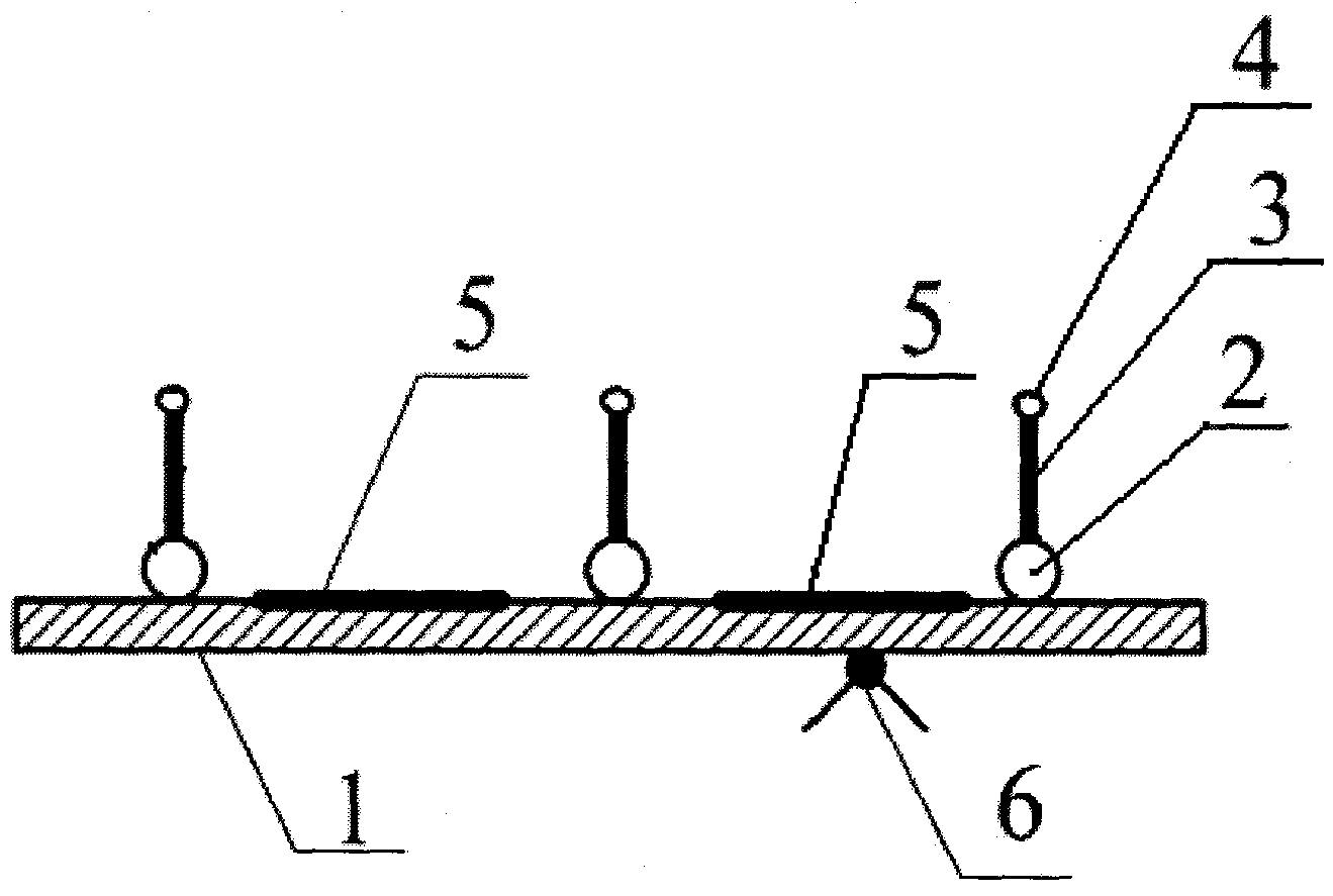 Flat-plate external heat flow simulation device