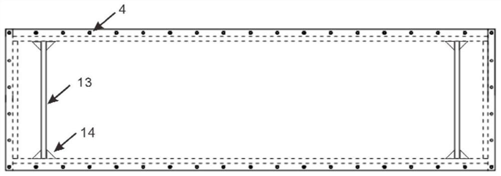 Large-scale experimental device and method for detecting magnetic signals in solute transport in saturated media