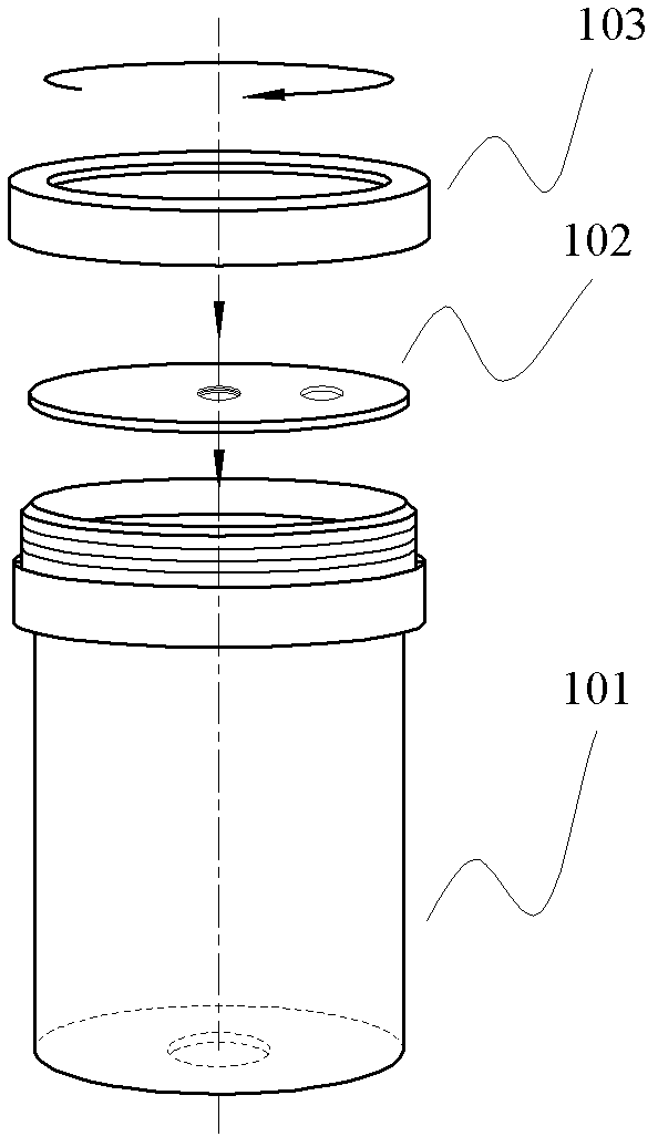 Spontaneous polarization performance testing device for tourmaline powder materials