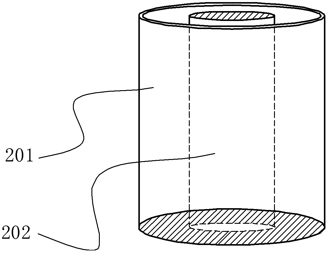 Spontaneous polarization performance testing device for tourmaline powder materials