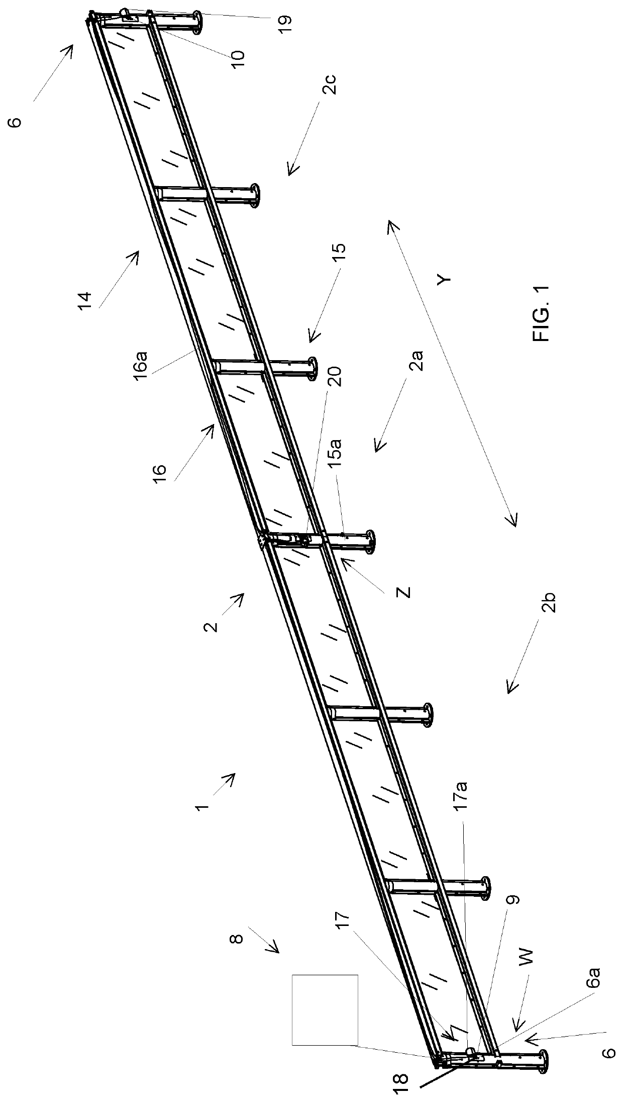 A road safety barrier assembly for detecting an impact of a vehicle