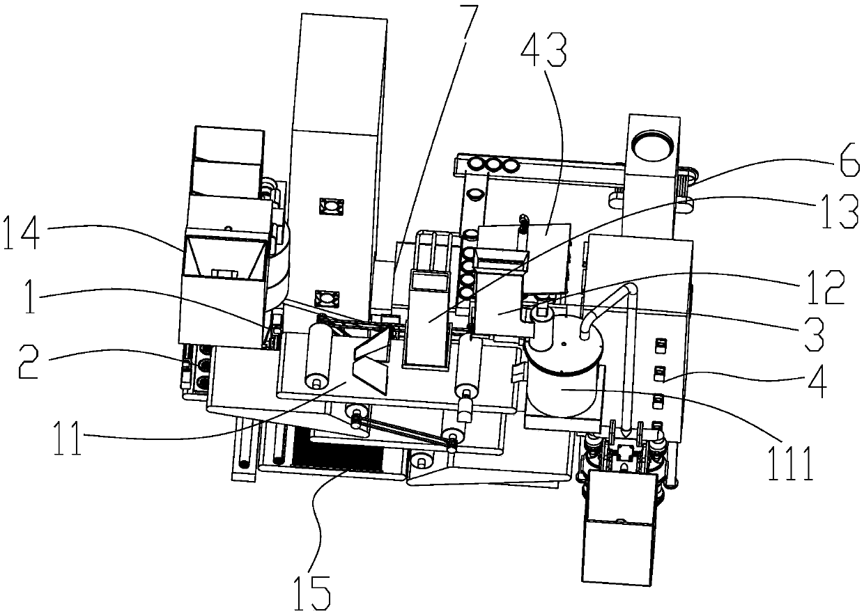 Automatic making device for egg tarts