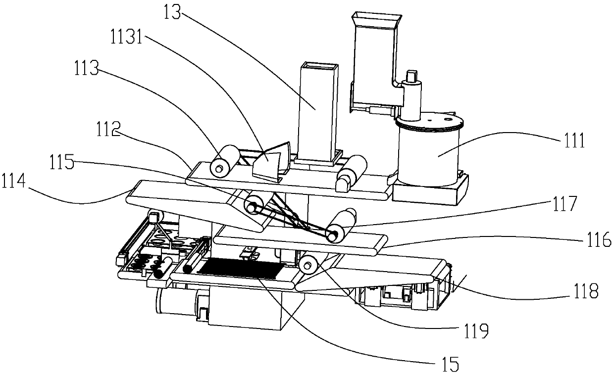 Automatic making device for egg tarts