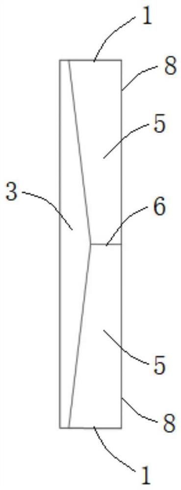 Slurry barrier strip for silk-screen printing and use method of slurry barrier strip