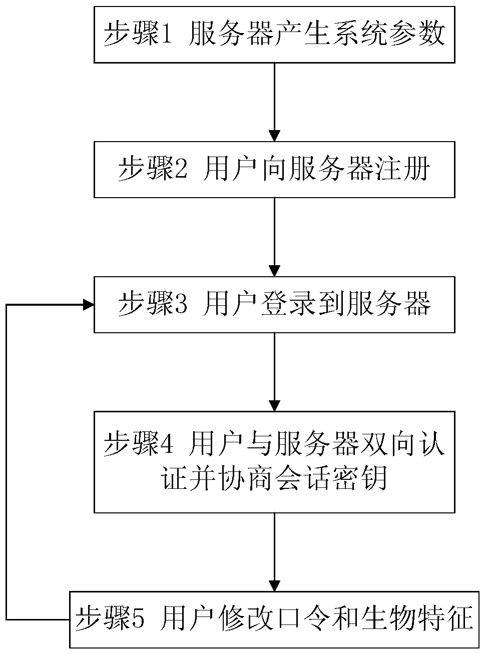 A remote authentication protocol method based on biometrics