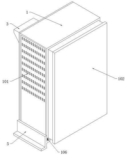 An outdoor network cabinet with a temperature control adjustment mechanism