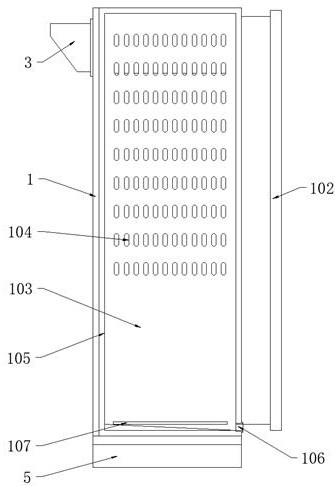 An outdoor network cabinet with a temperature control adjustment mechanism