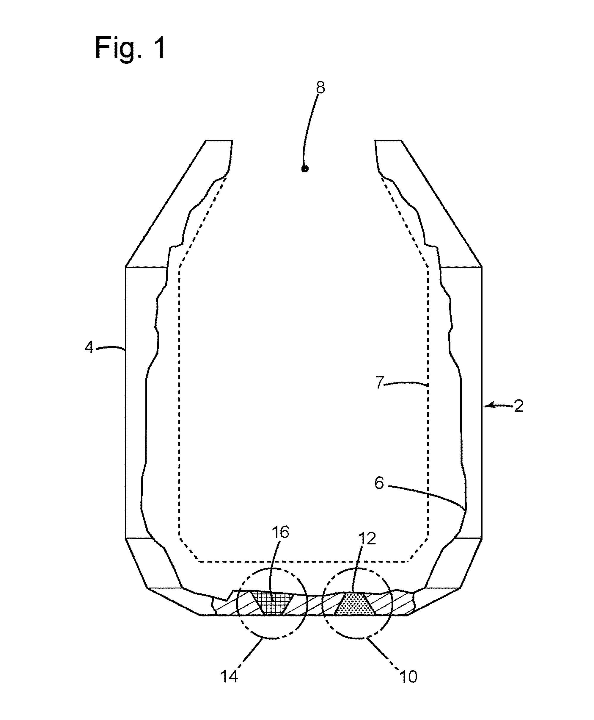 Apparatus, process, and system for monitoring the integrity of containers