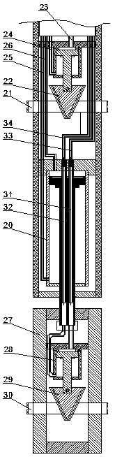 Retractable type downhole tractor