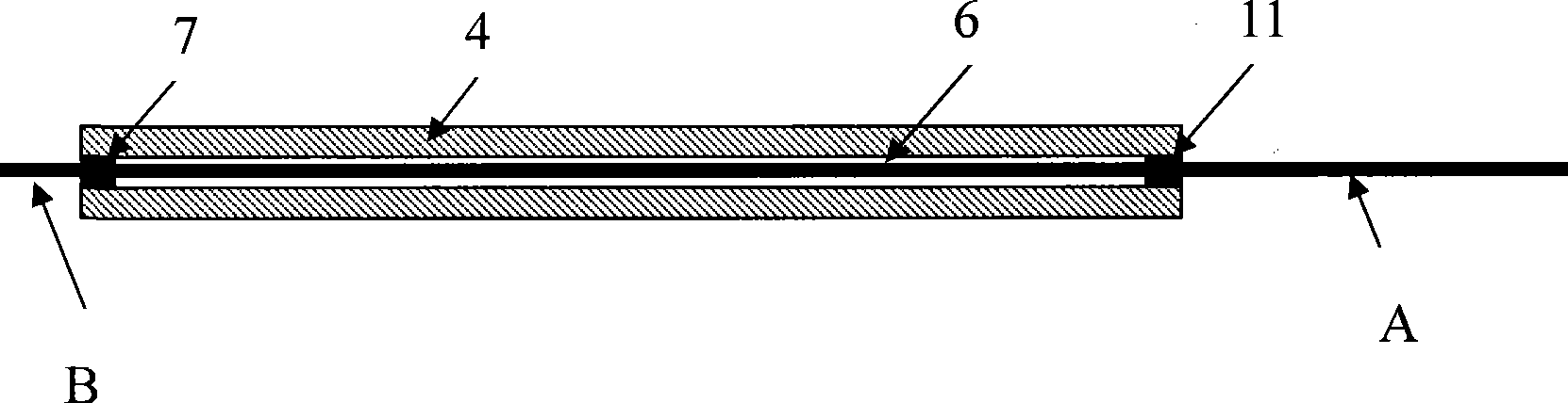 Working electrode for implementing electro-chemical test of high-temperature high-pressure water solution system