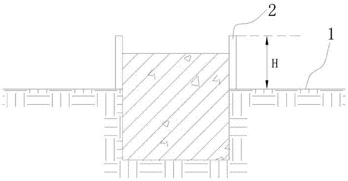 Construction method of frame revetment