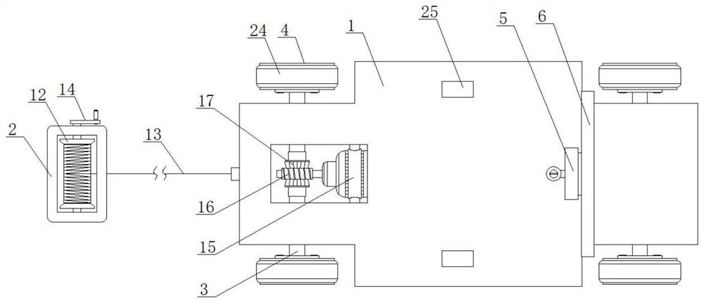 Mobile traffic fault warning equipment