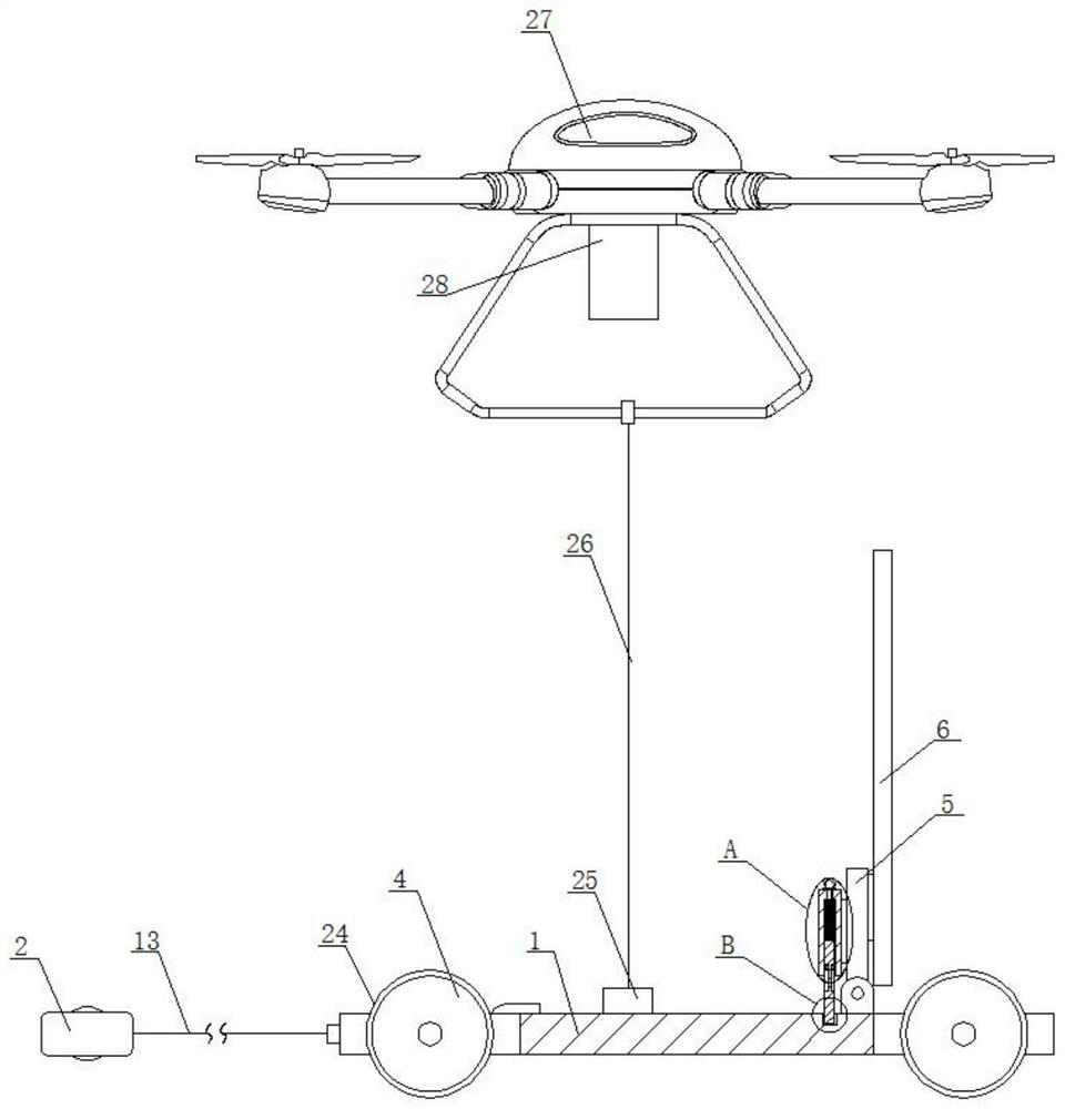 Mobile traffic fault warning equipment