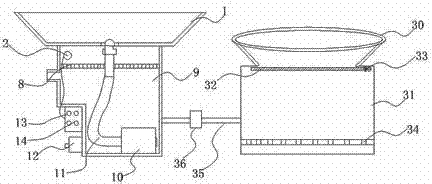 Dust bin convenient to collect spit and cigarette ends