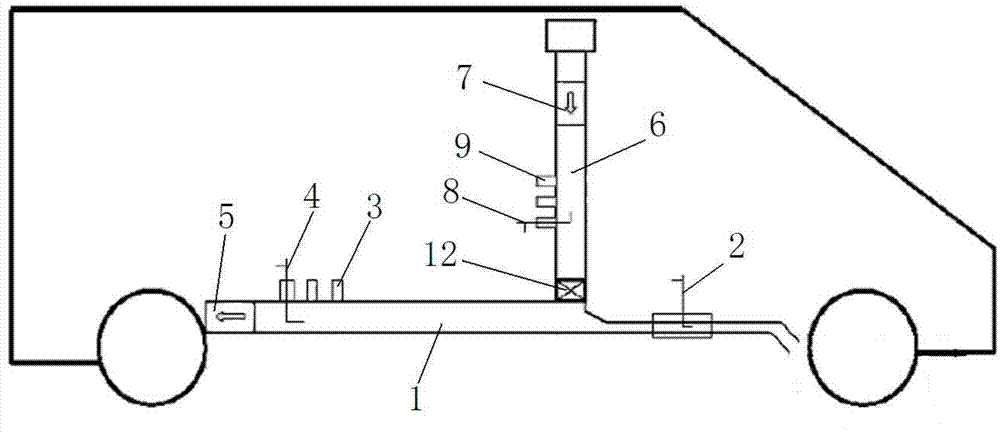 Road surface retention dust load measuring device and measuring method