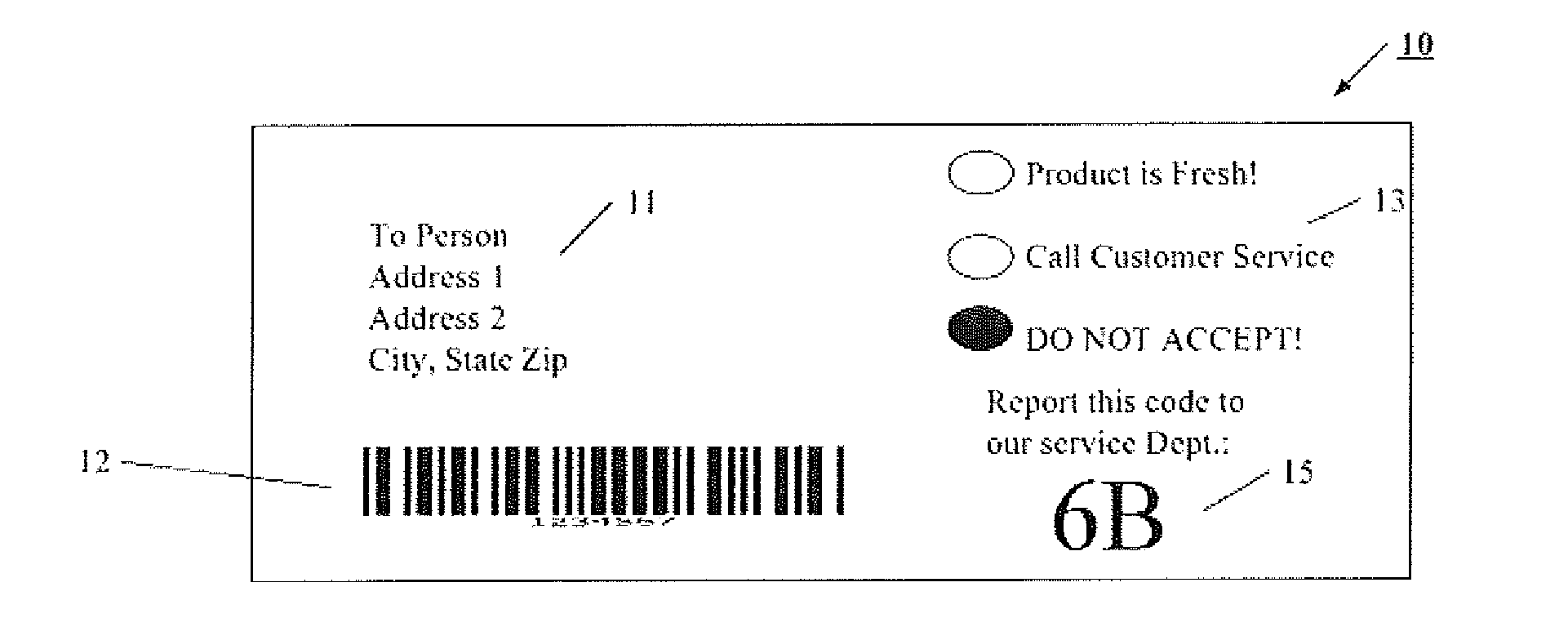 Intelligent adaptive label device and method