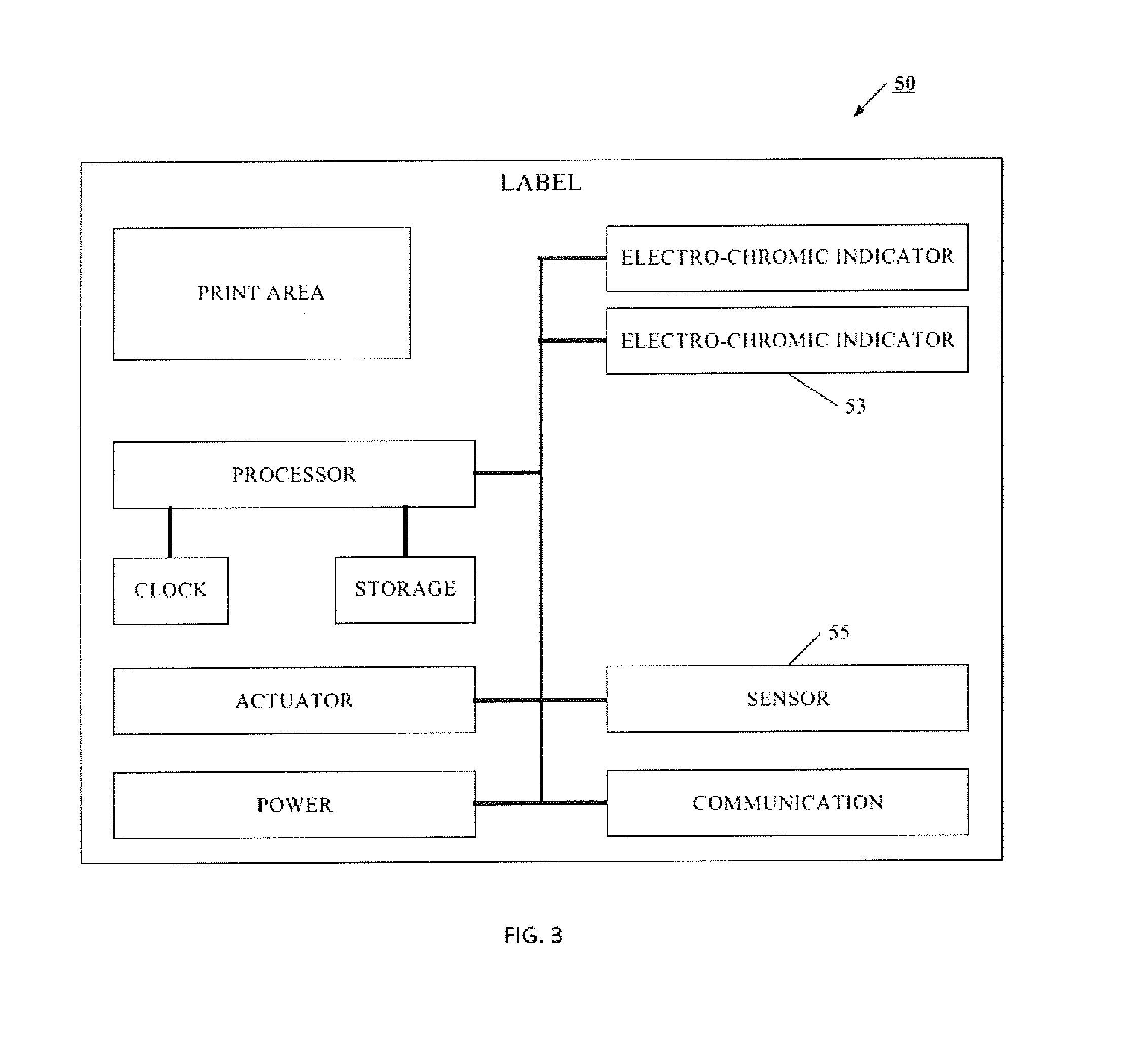 Intelligent adaptive label device and method