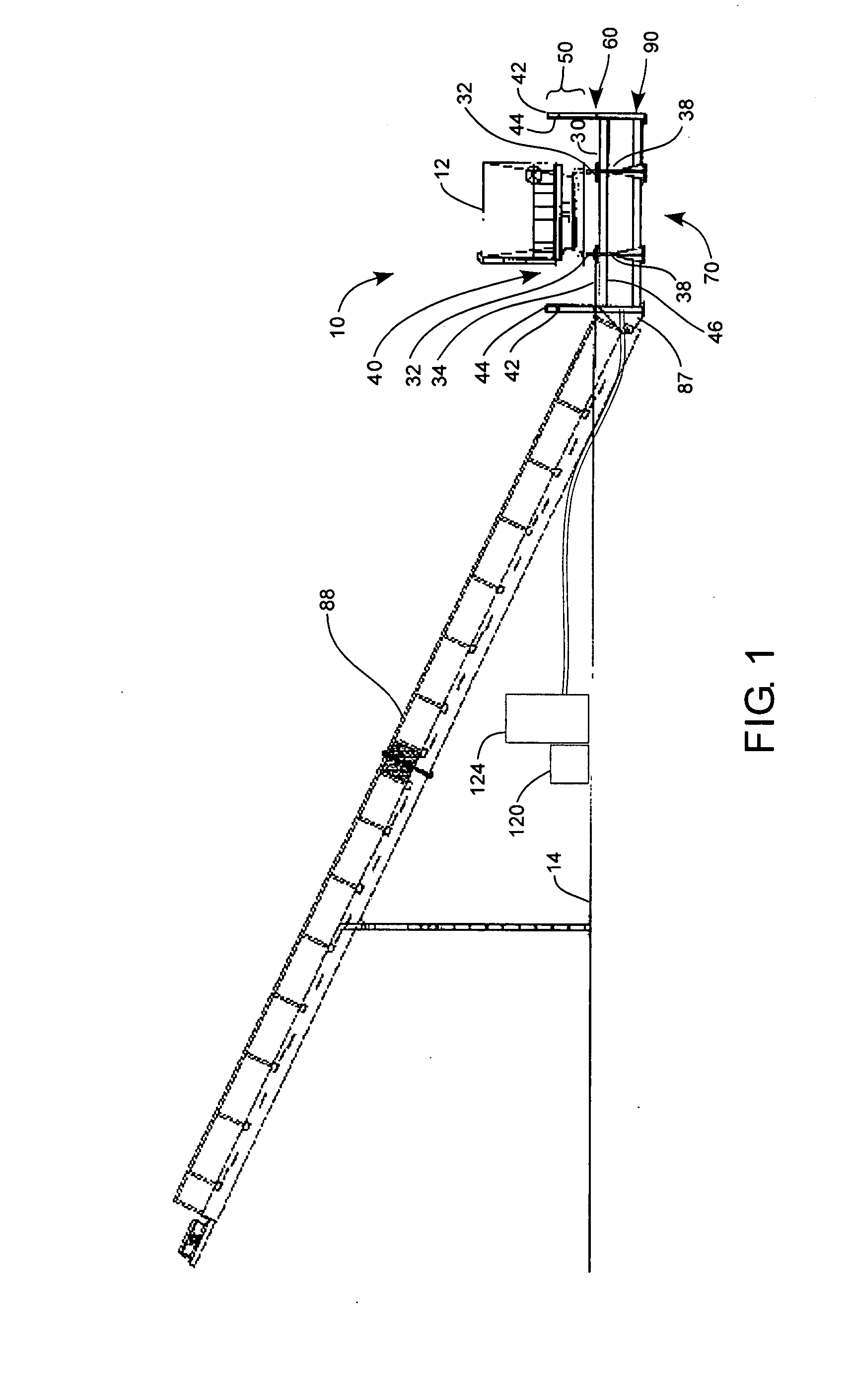 Bulk material unloading system and method