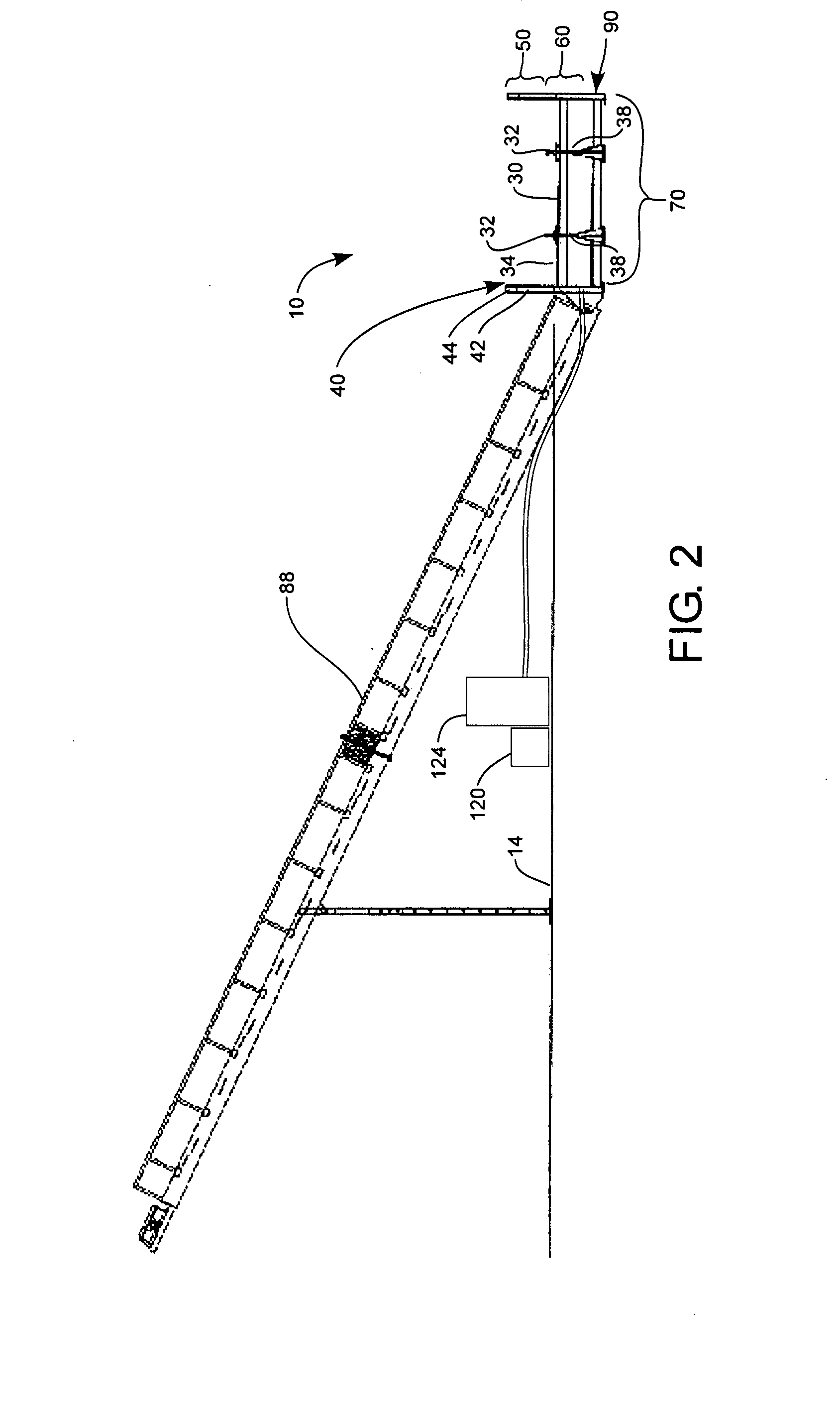 Bulk material unloading system and method