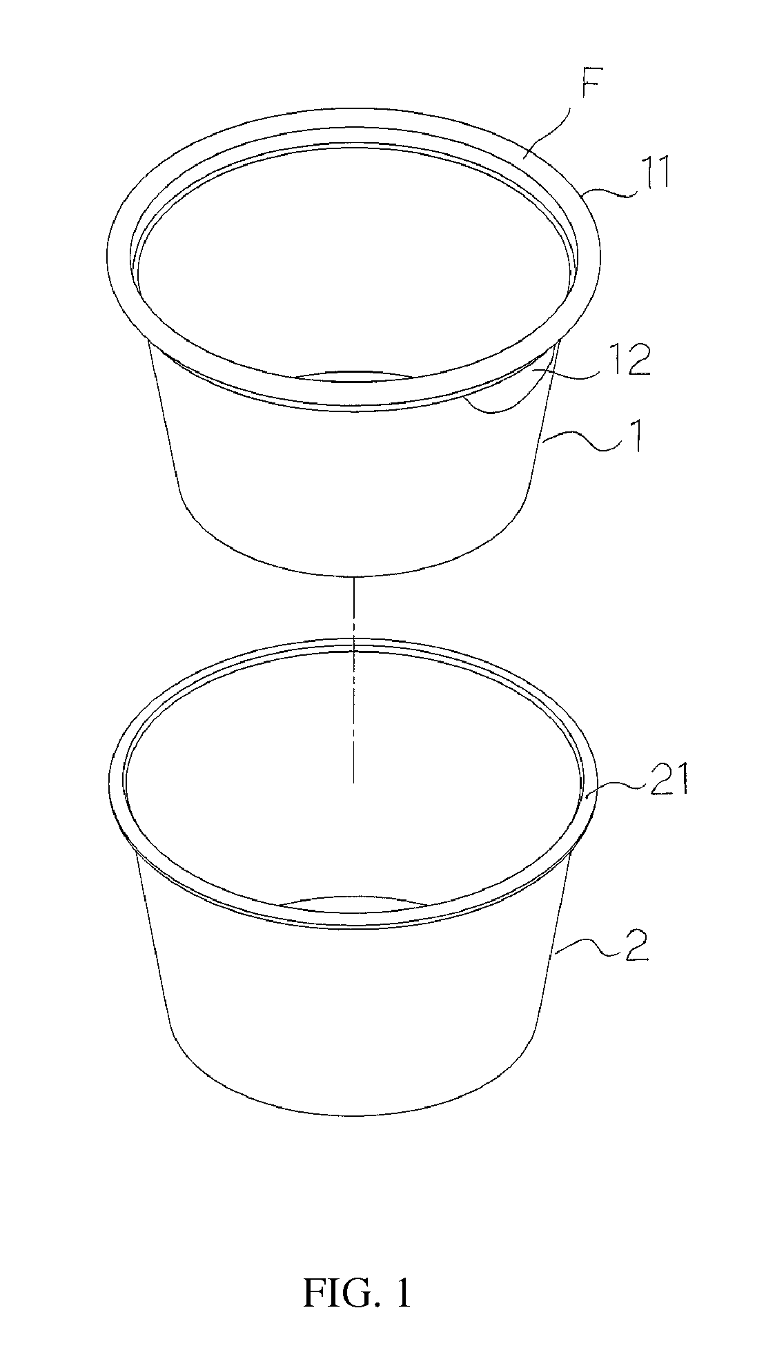 Composite cup structure