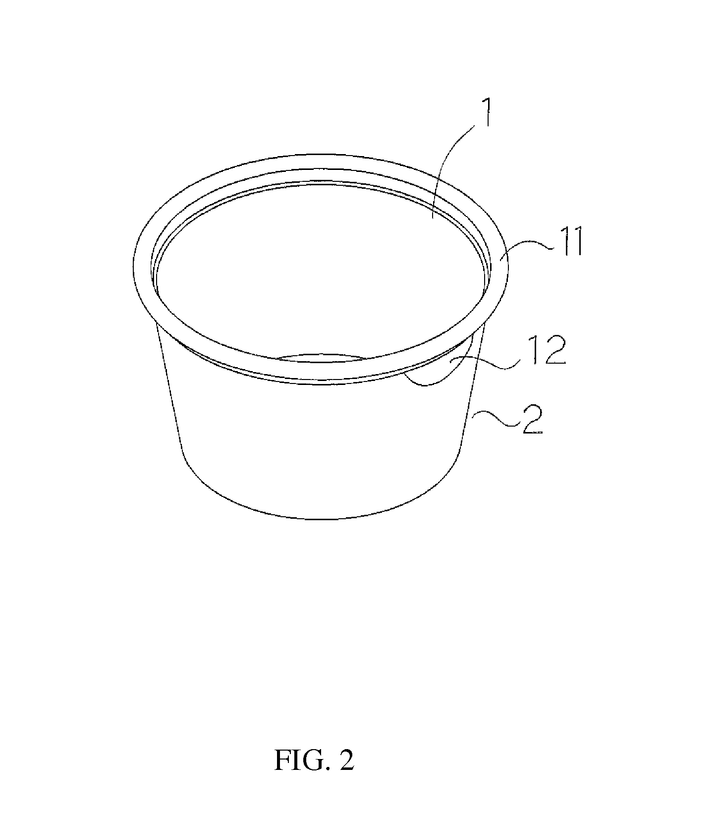 Composite cup structure