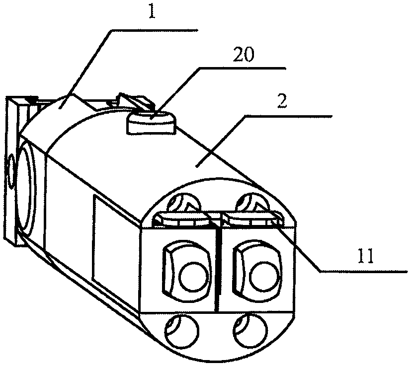 Novel aiming foot stool handle