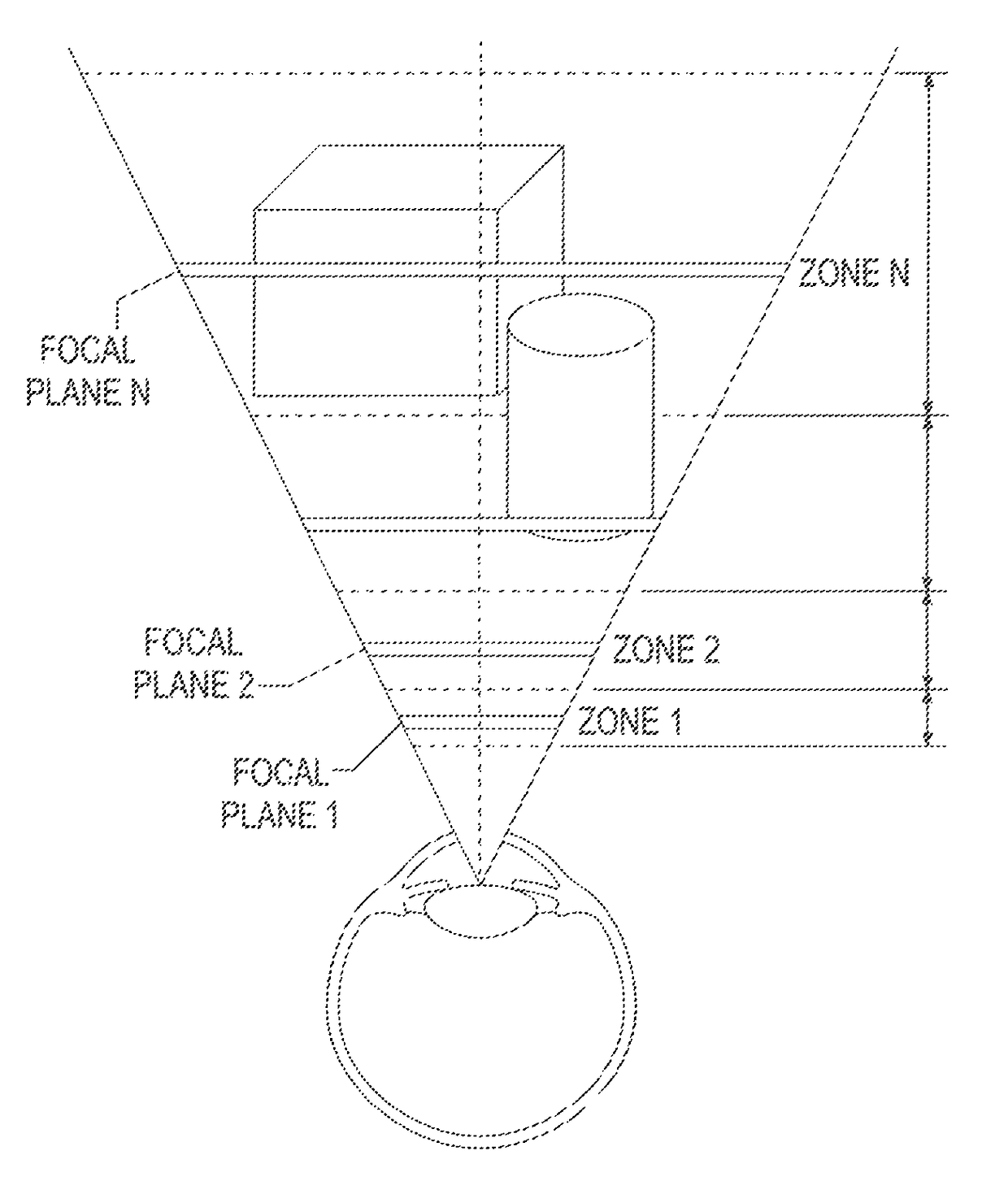 Stereoscopic displays with addressable focus cues