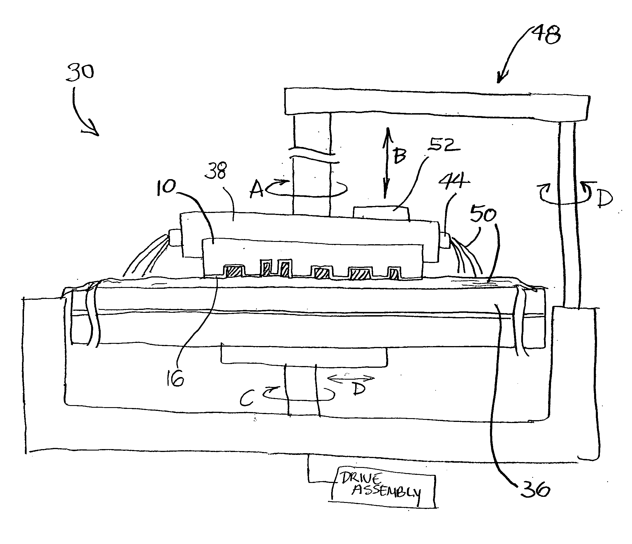 Method of selectively removing conductive material